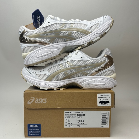 ASICS Gel Kayano 14 WMNS “White Simply Taupe” 2023 - Picture 3 of 4